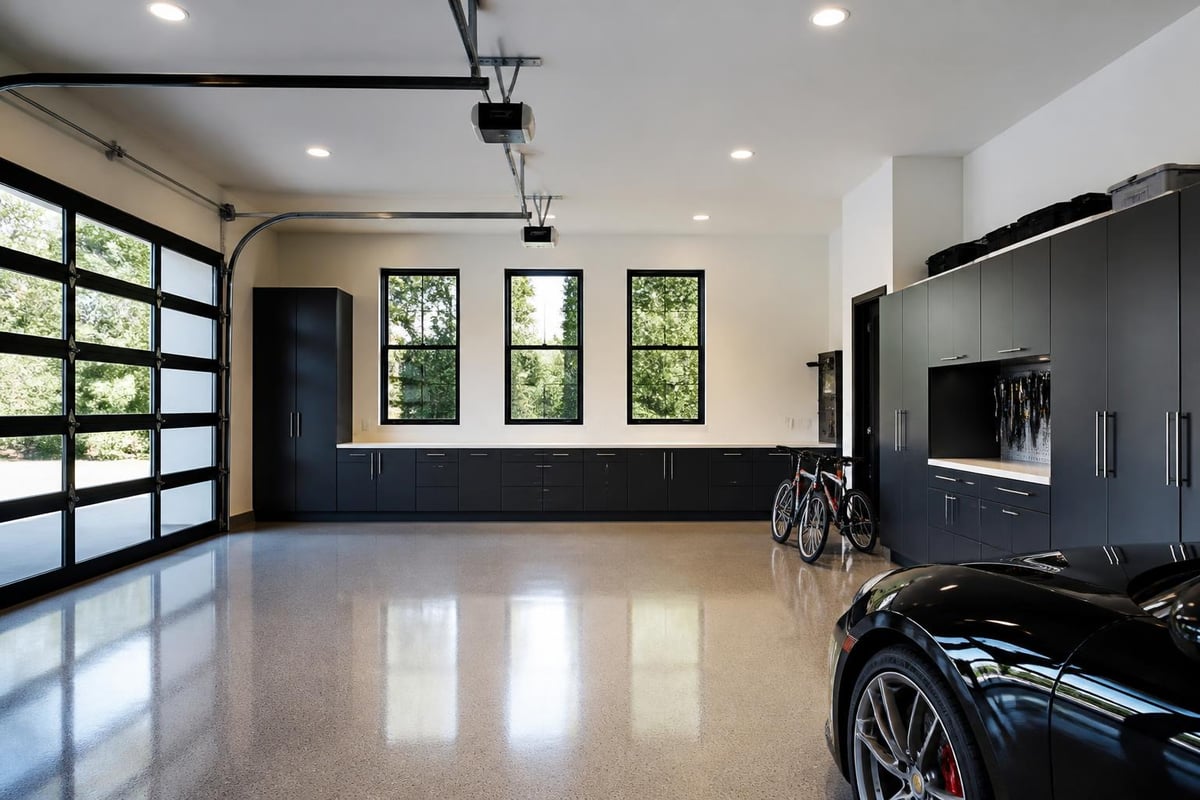 Functional garage design elements