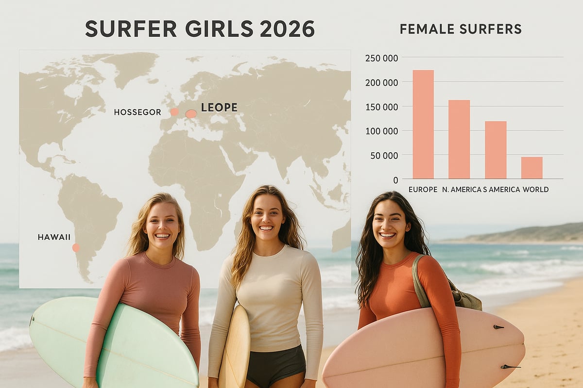 Die schönsten Surfspots für Surfer Girls 2026