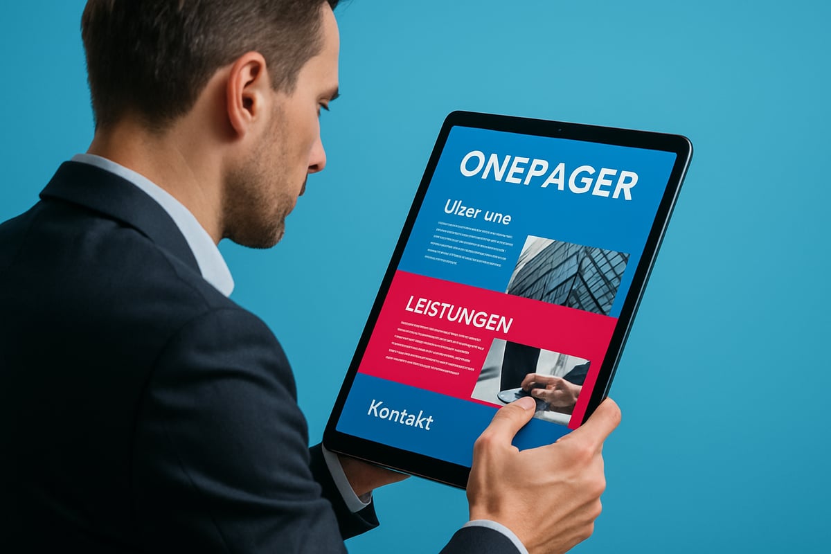 <span style="color:#3882DB">Was ist ein One Pager? Definition und Merkmale</span>