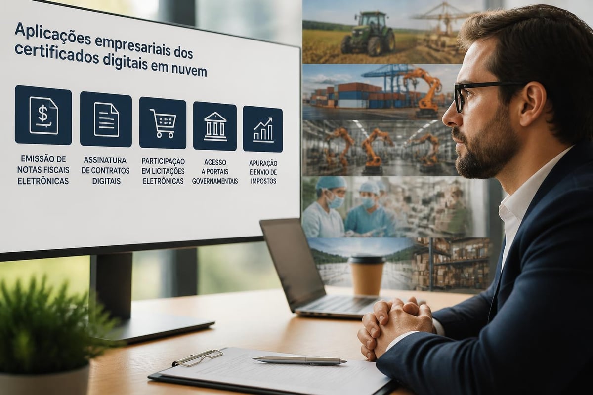 Casos de uso empresarial para certificado digital na nuvem
