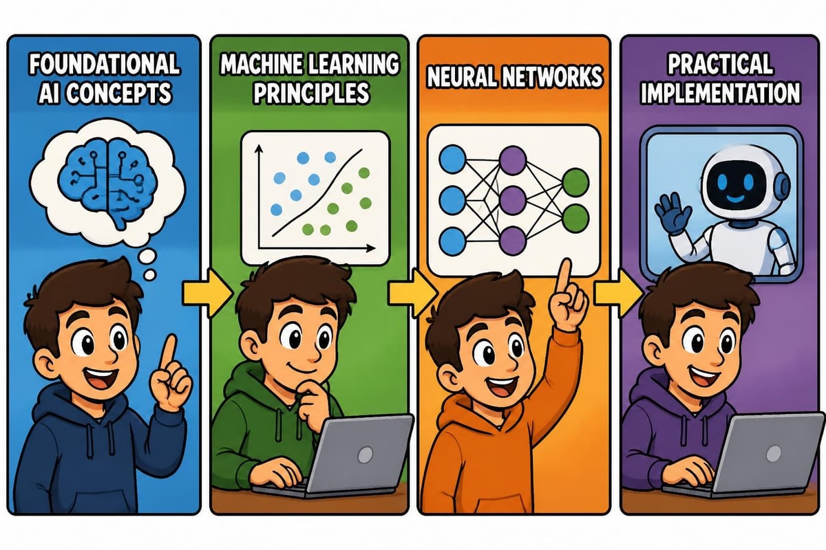 AI learning progression