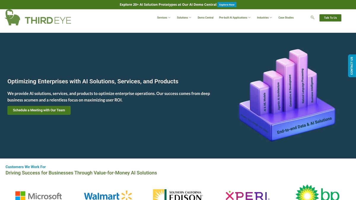 7 Essential Machine Learning App Development Company Picks 2026 - ThirdEye Data