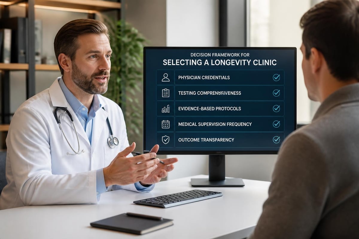 Longevity clinic evaluation criteria