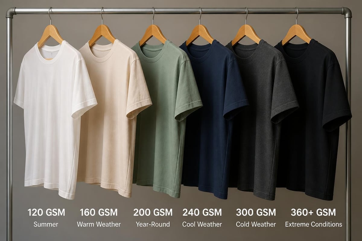 Fabric weight comparison