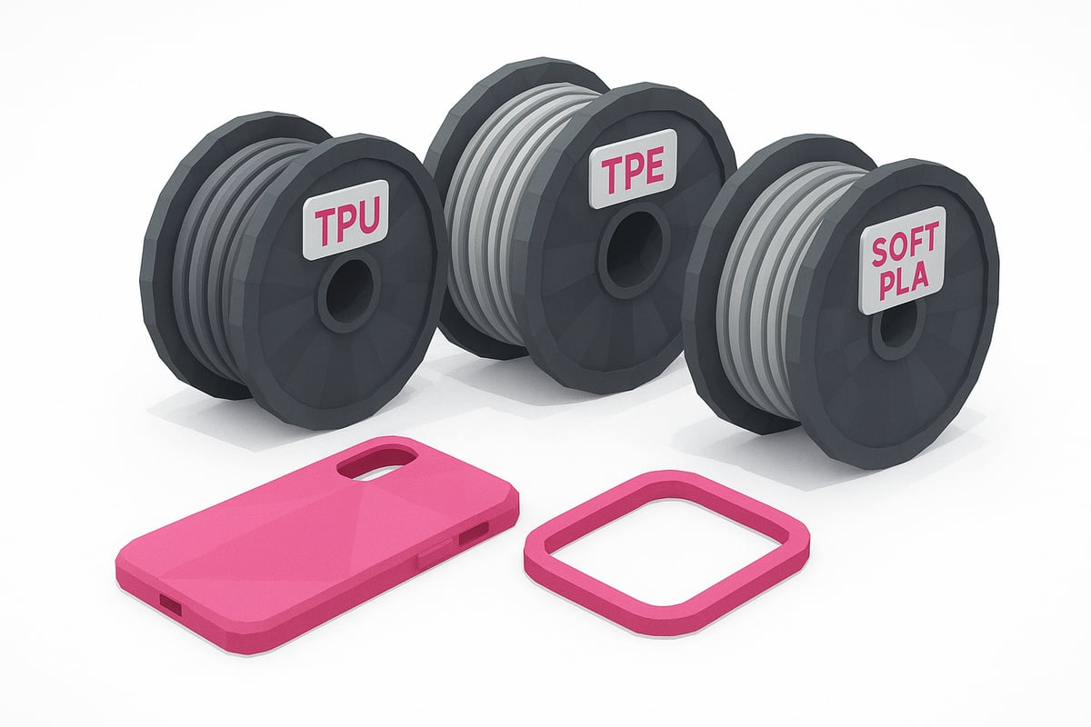 Tipos de filamento flexible y cómo elegir el adecuado