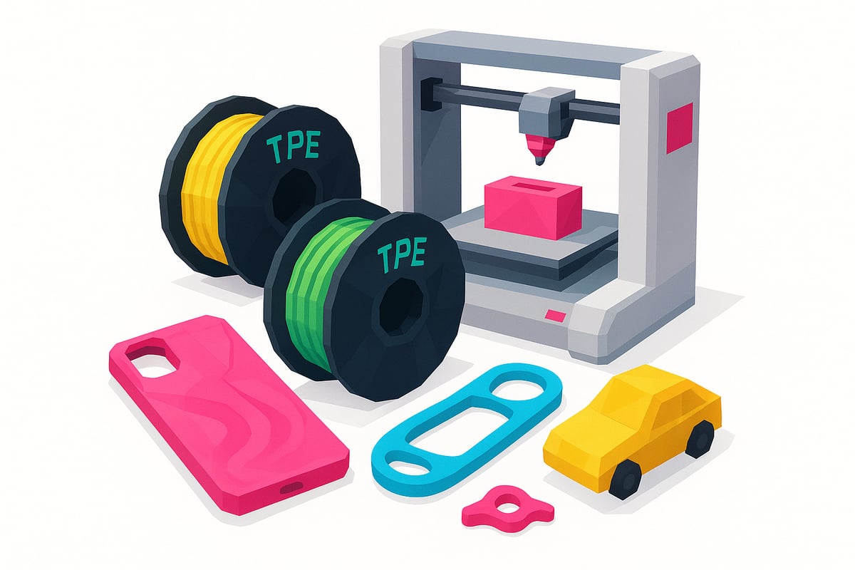 ¿Qué es el filamento flexible en impresión 3D?