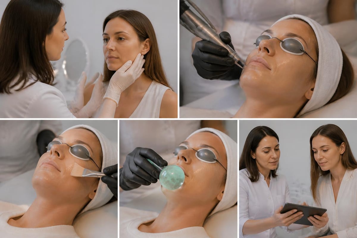 Pico laser treatment process