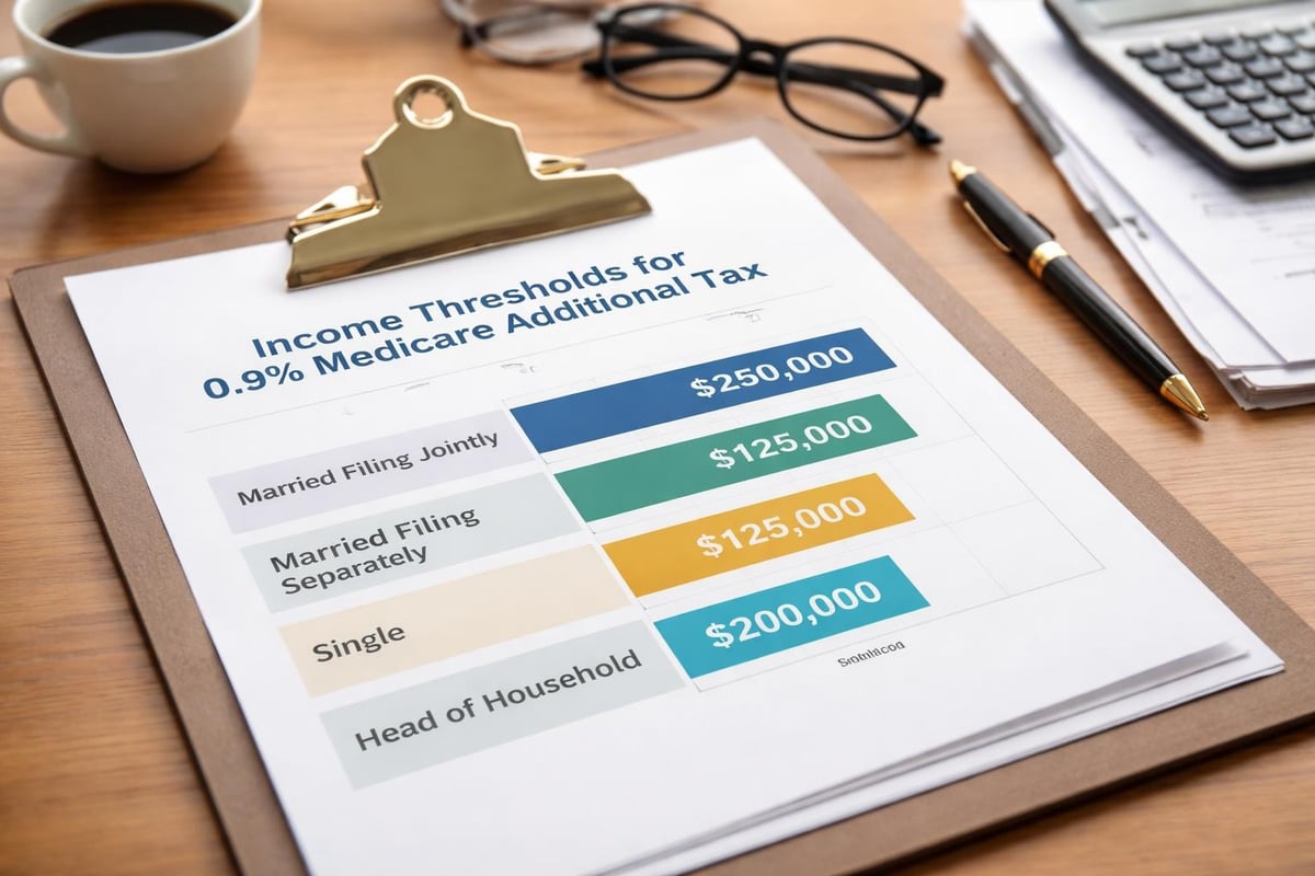 Medicare additional tax income thresholds