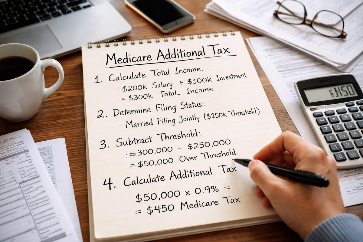Medicare tax calculation process