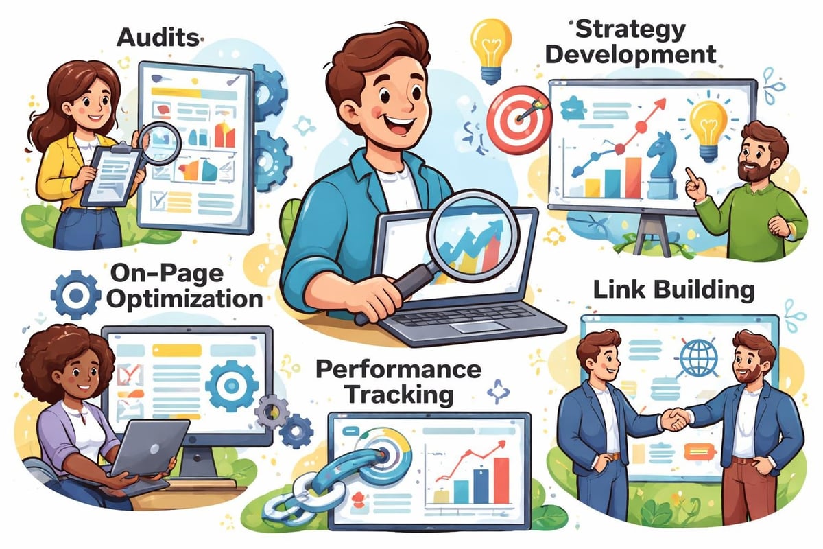 SEO contractor responsibilities