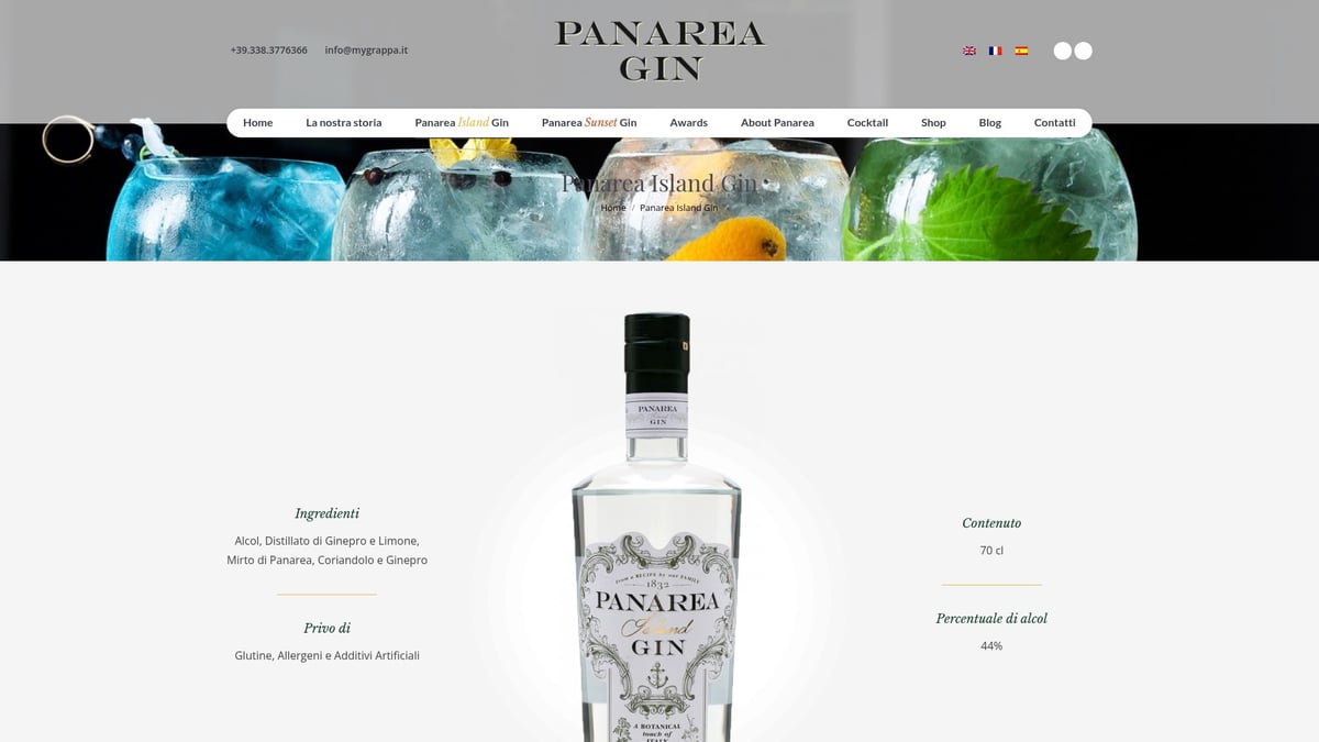 7 Botanicals Gin Da Provare Nel 2026 Per Un Gusto Unico - 2. Panarea Island Gin