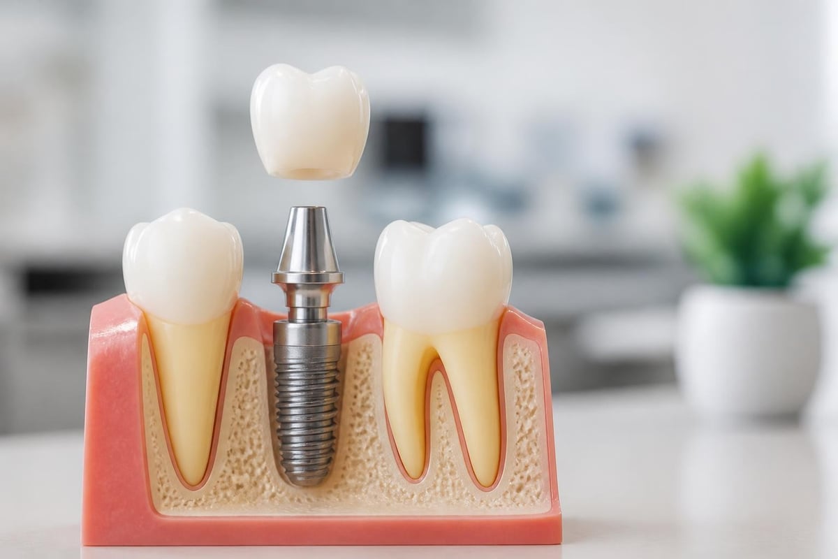 Dental implant components and integration