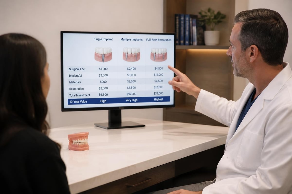 Dental implant cost breakdown