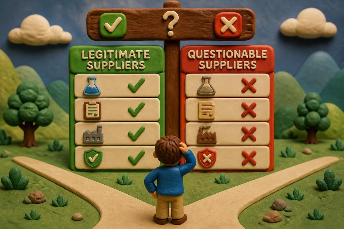 Research peptide supplier evaluation checklist