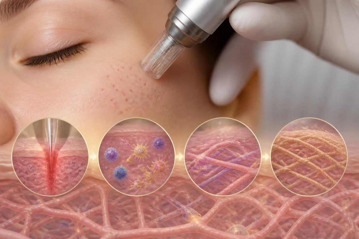 Microchanneling cellular response