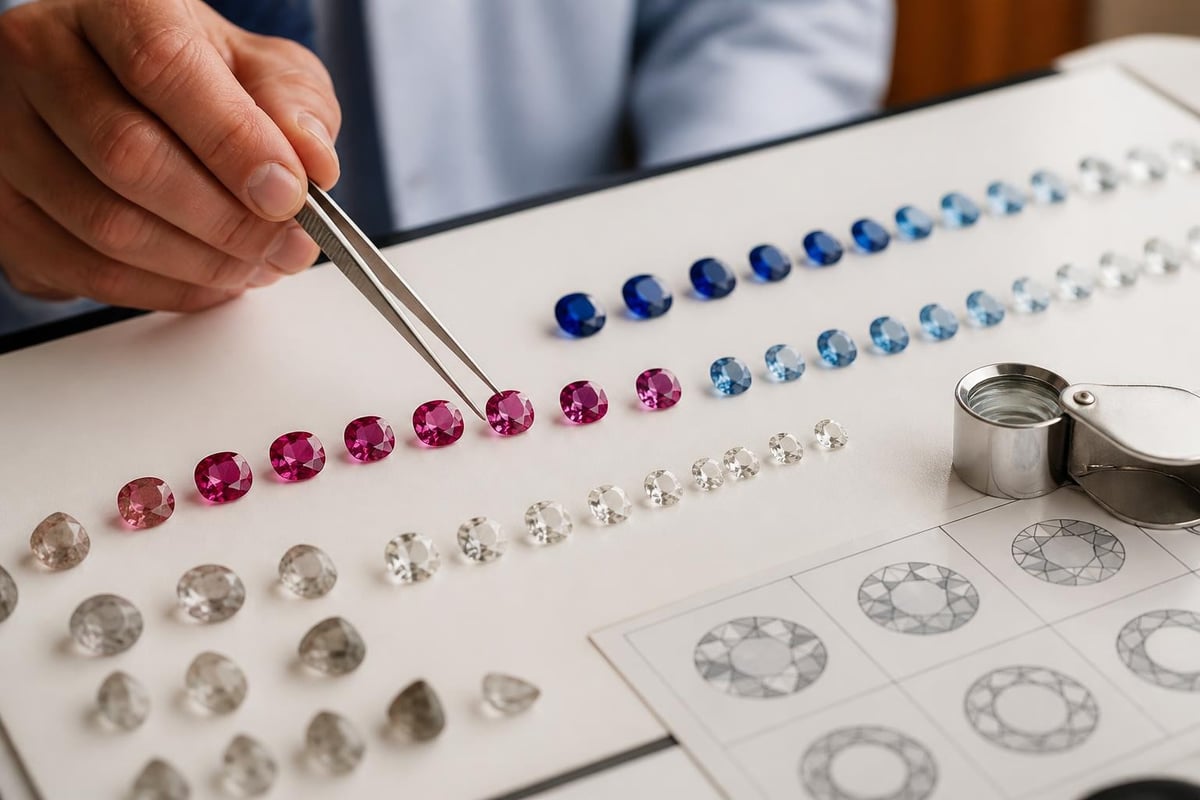 Gemstone quality grading criteria