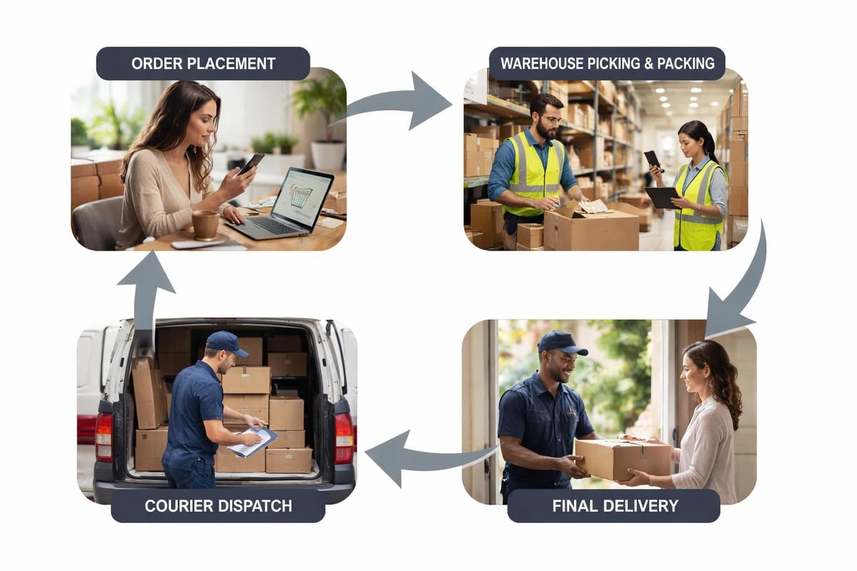 Same day logistics coordination
