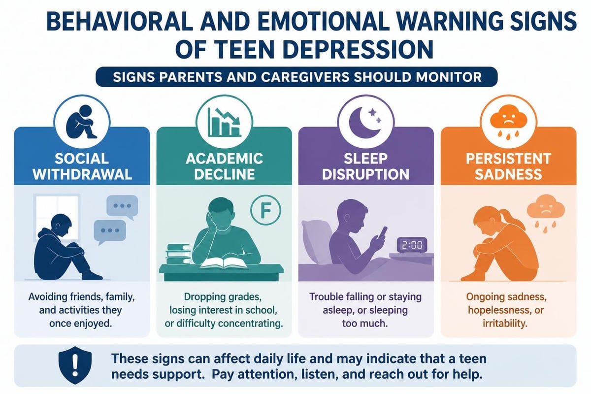 Teen depression warning signs