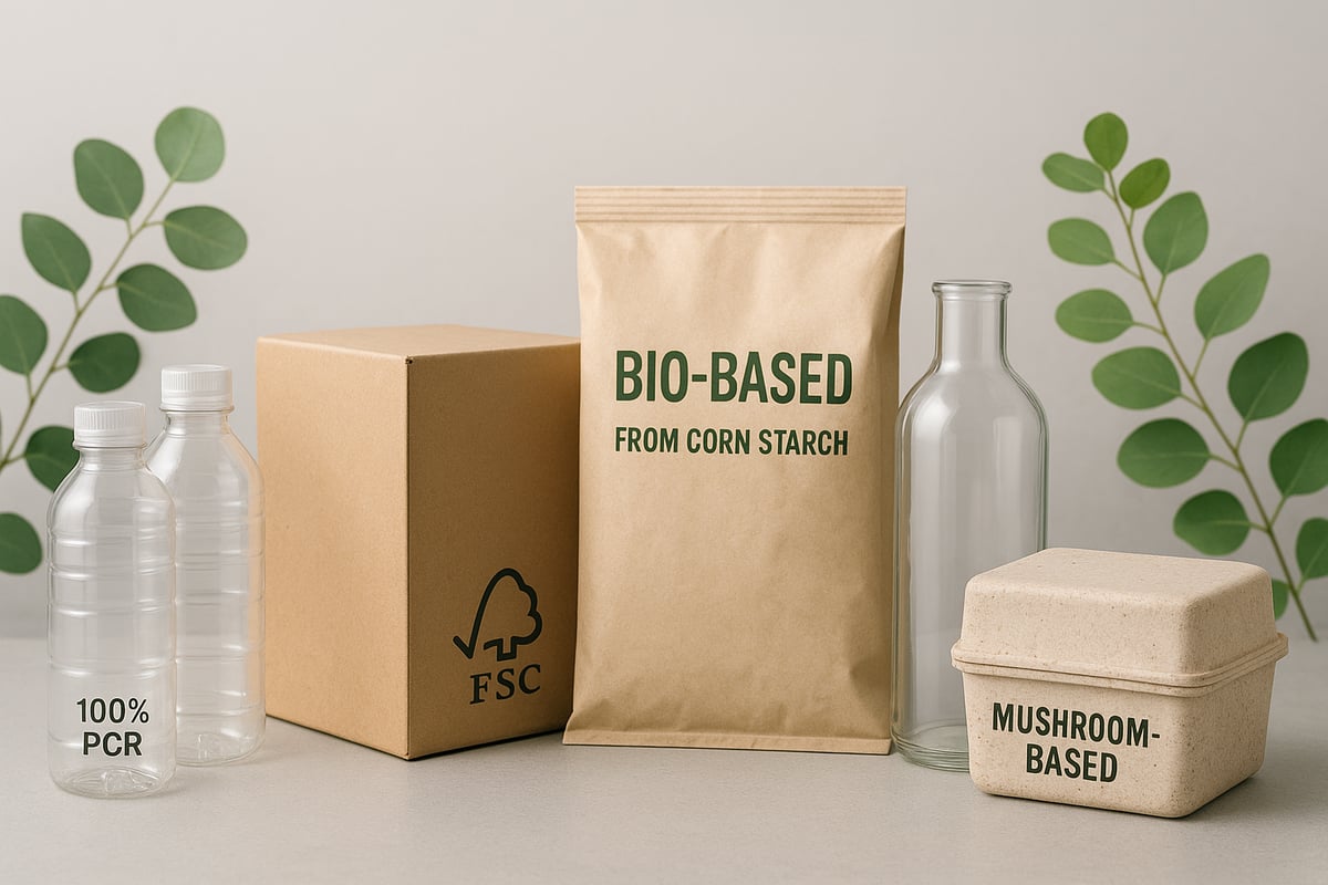 De vigtigste materialer til bæredygtig emballage i 2026