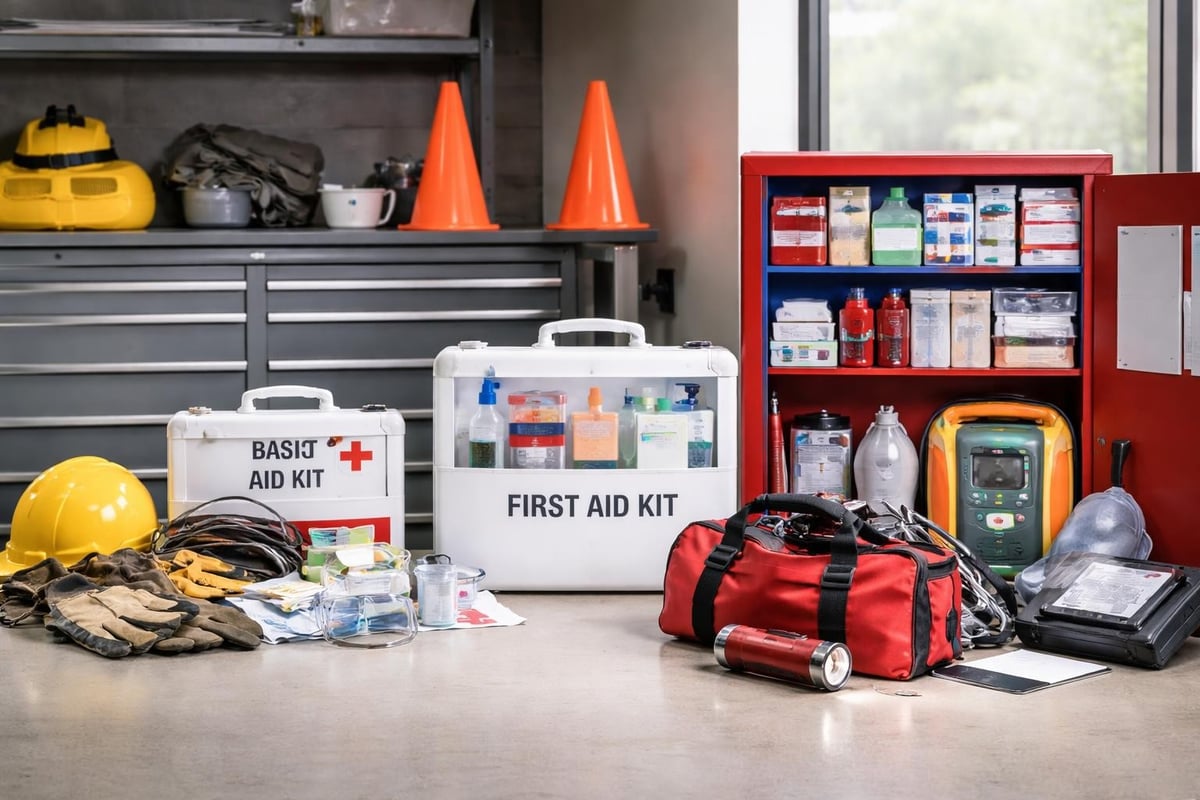 First aid kit regulatory standards comparison