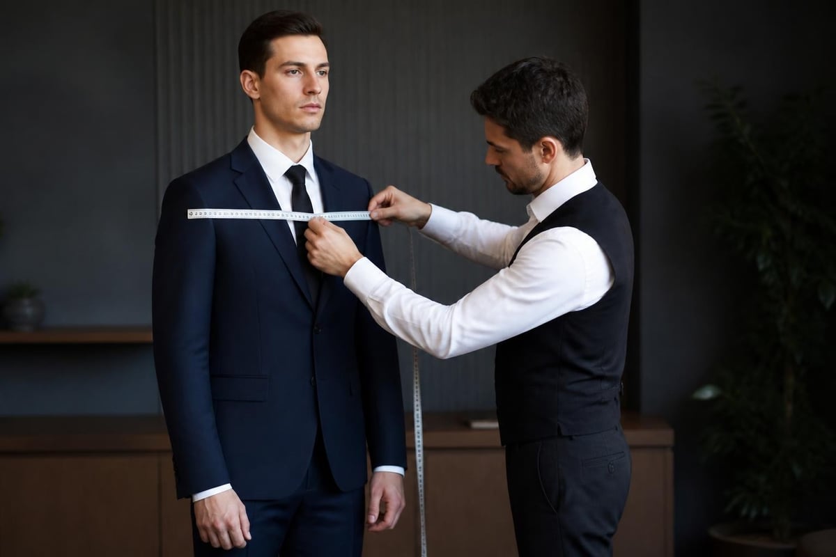 Professional suit measurements