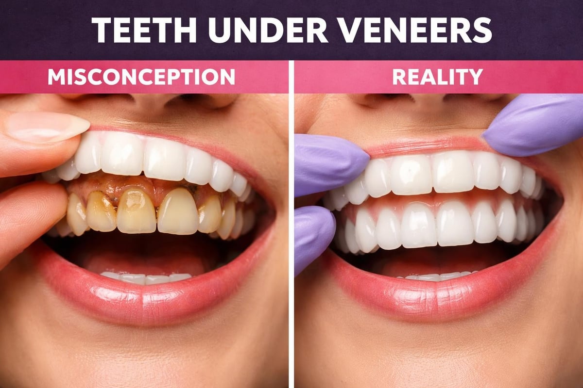 Veneer care myths and facts
