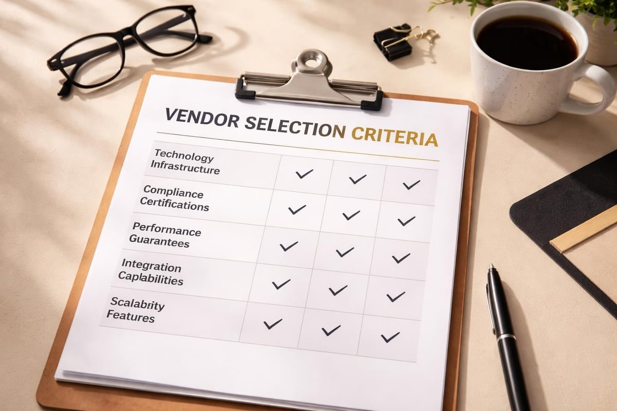 RCM vendor evaluation framework