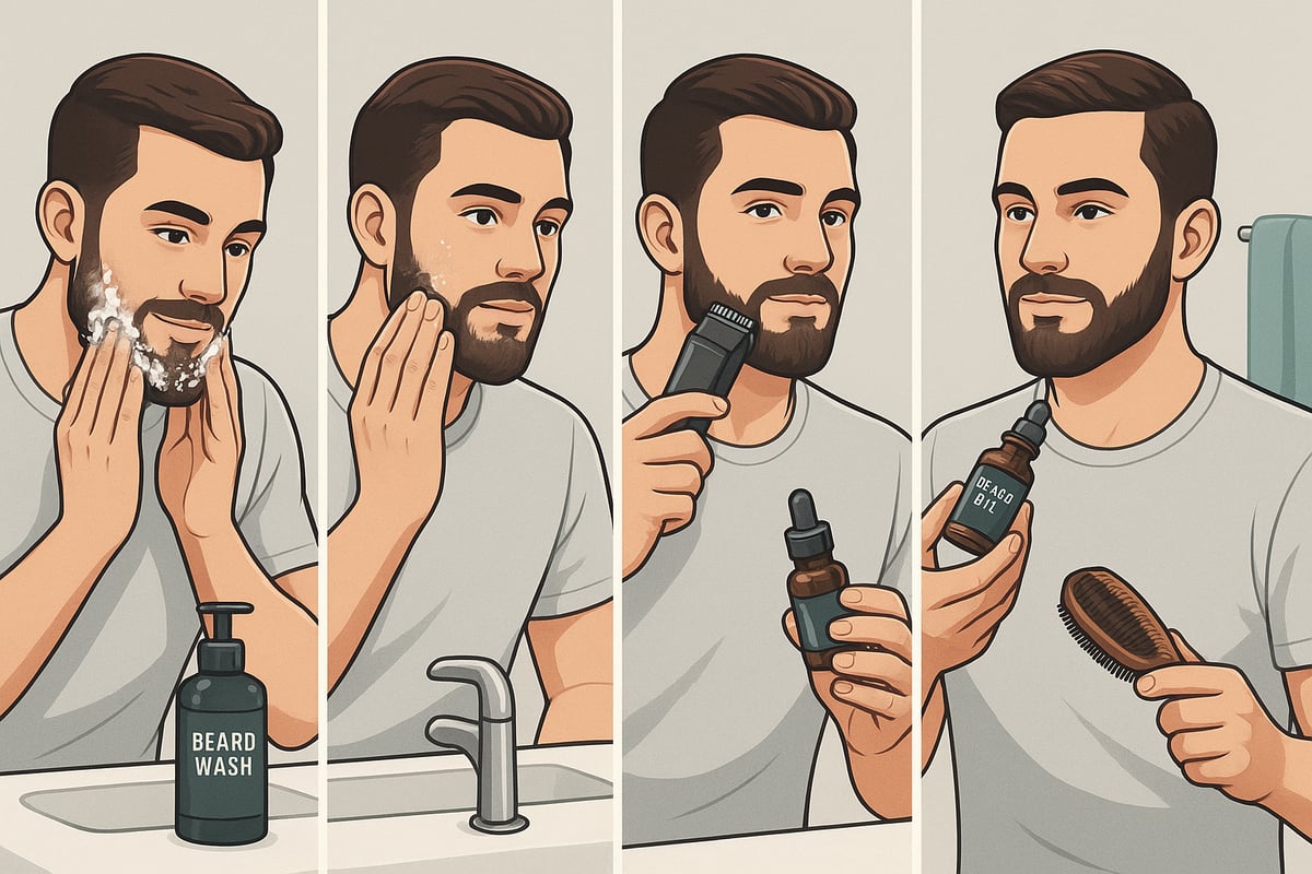 Step-by-Step Grooming Routine for a Sharp Short Beard