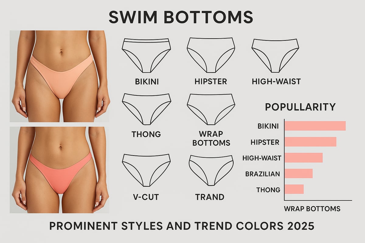 Swim Bottom Typen 2025: Die wichtigsten Schnitte und Styles