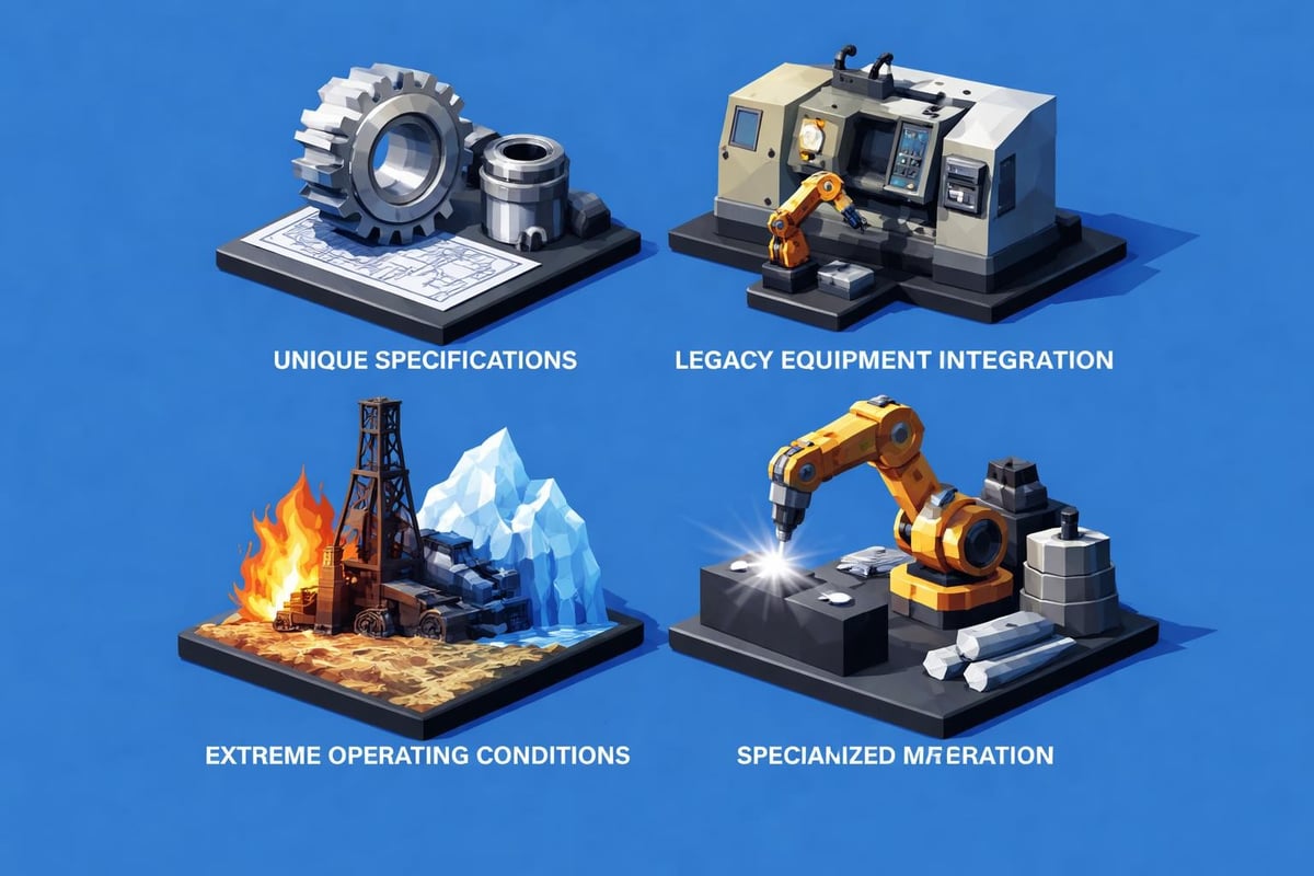 Custom manufacturing decision factors