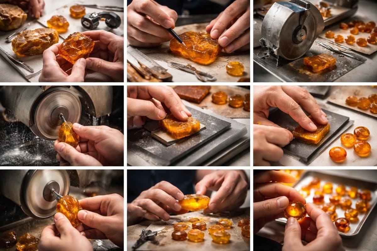 Amber processing workflow