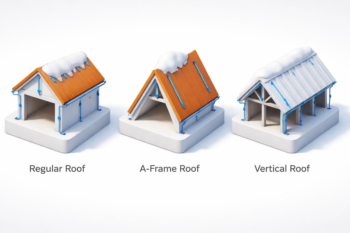 Garage roof styles comparison