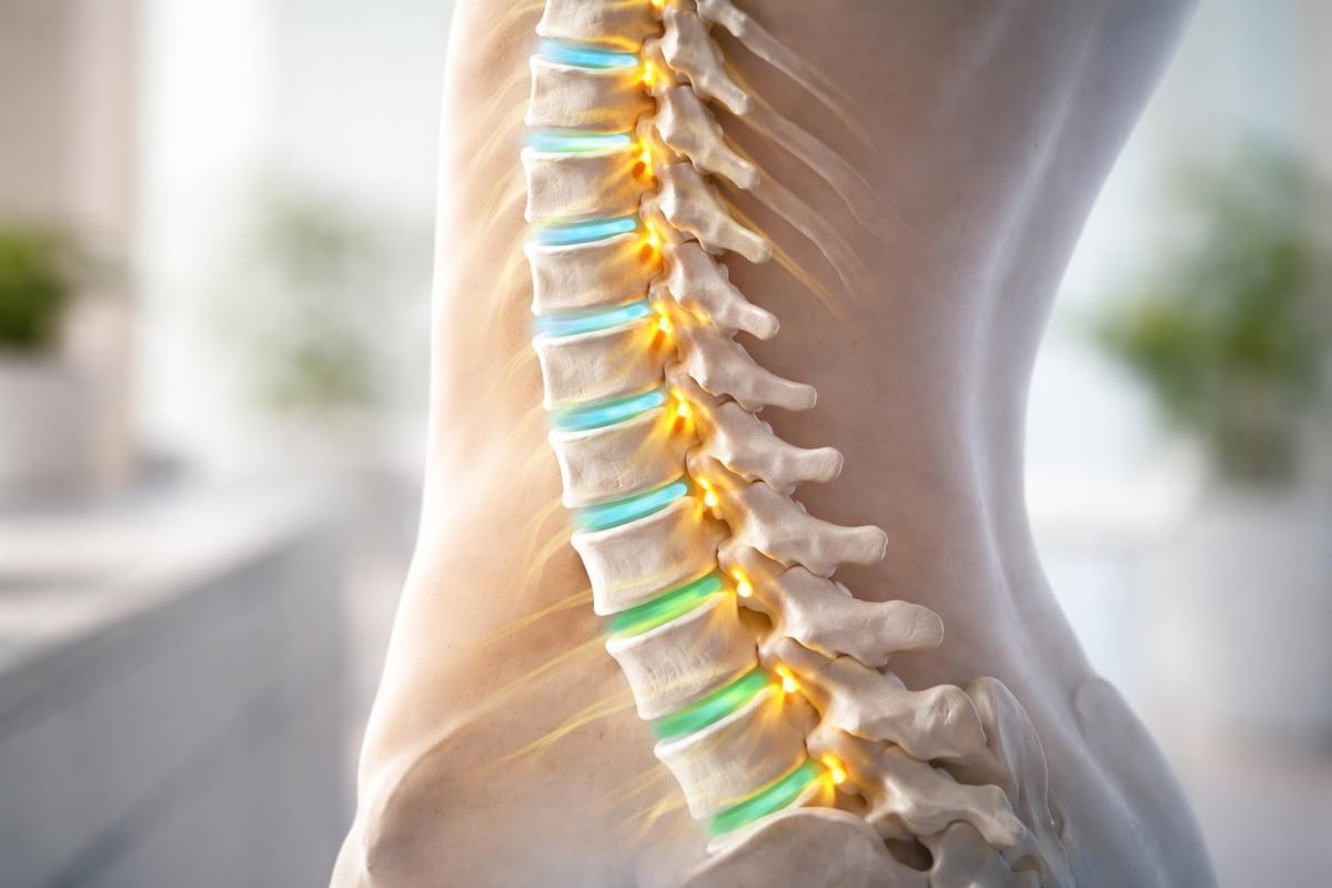 Spinal vertebrae alignment