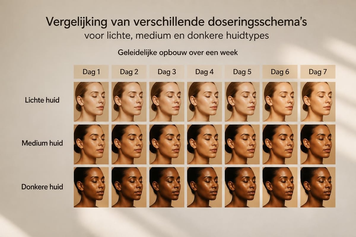 Zelfbruiner drops dosering
