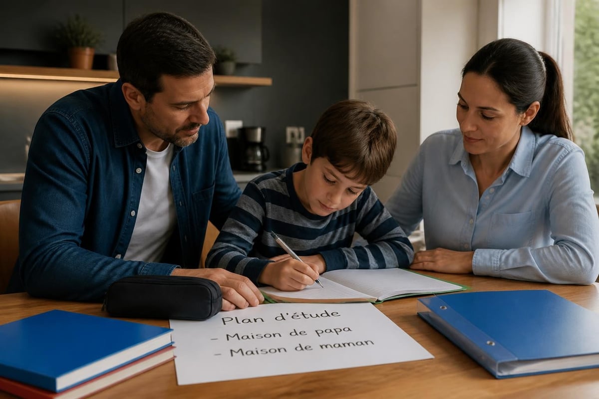 Gestion devoirs garde alternée