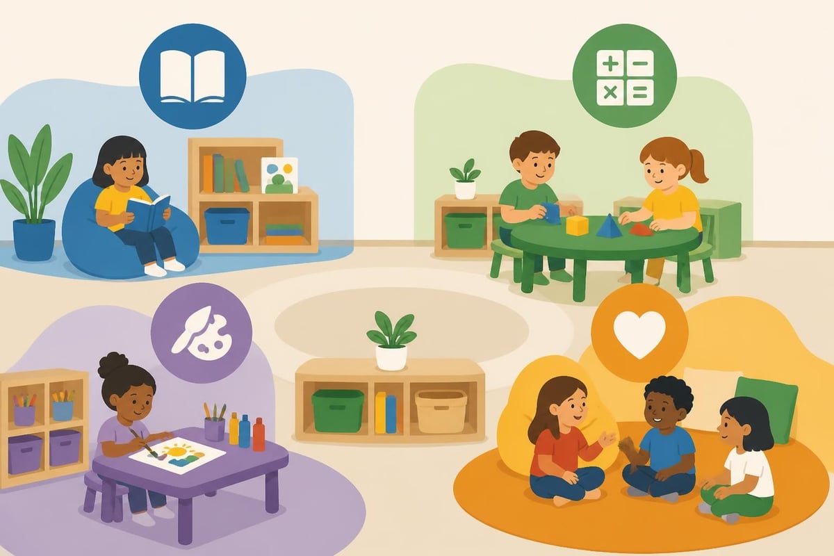 Learning centers in early education