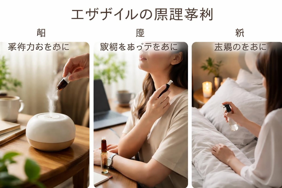 エッセンシャルオイルの使い方