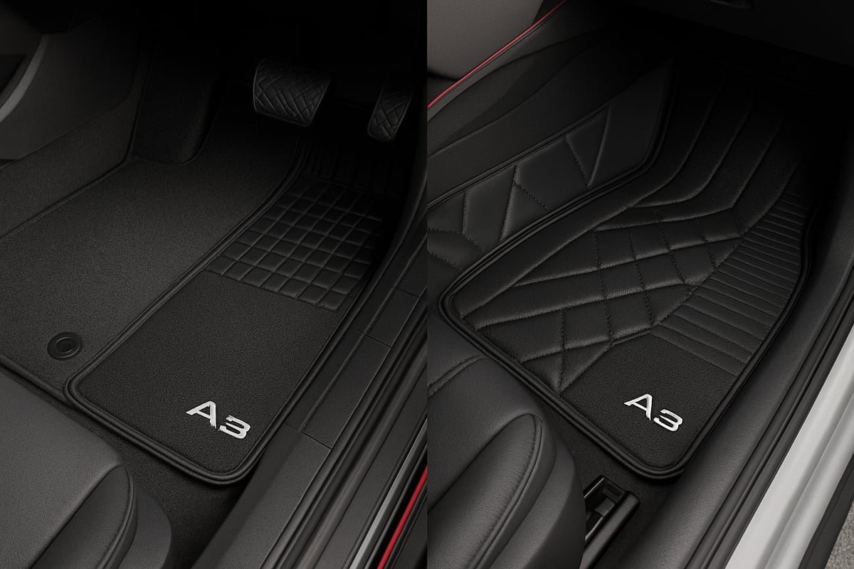 Types of Audi A3 Car Mats: Materials, Fit, and Features