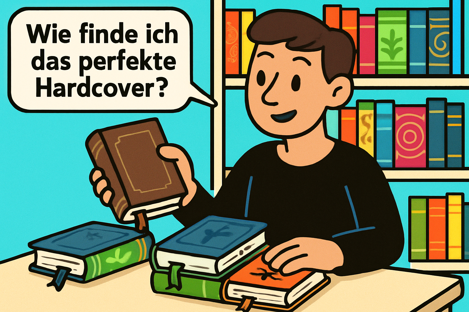 Hardcover-Bücher kaufen, drucken & binden lassen: Auswahlkriterien & Empfehlungen