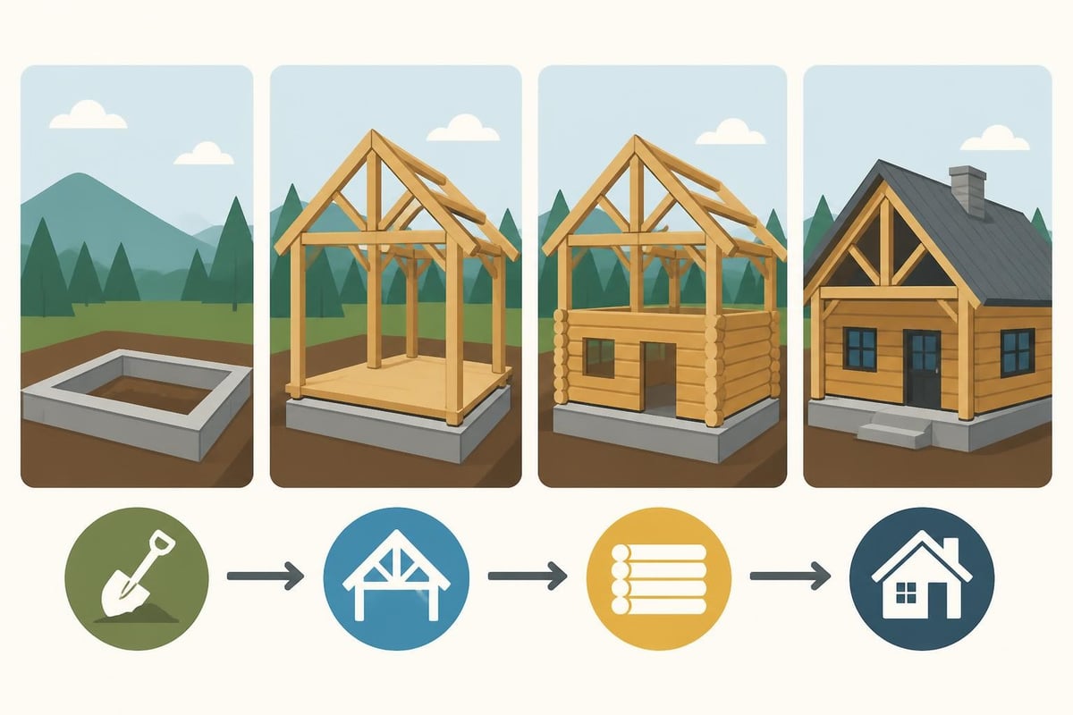 Timber frame assembly process
