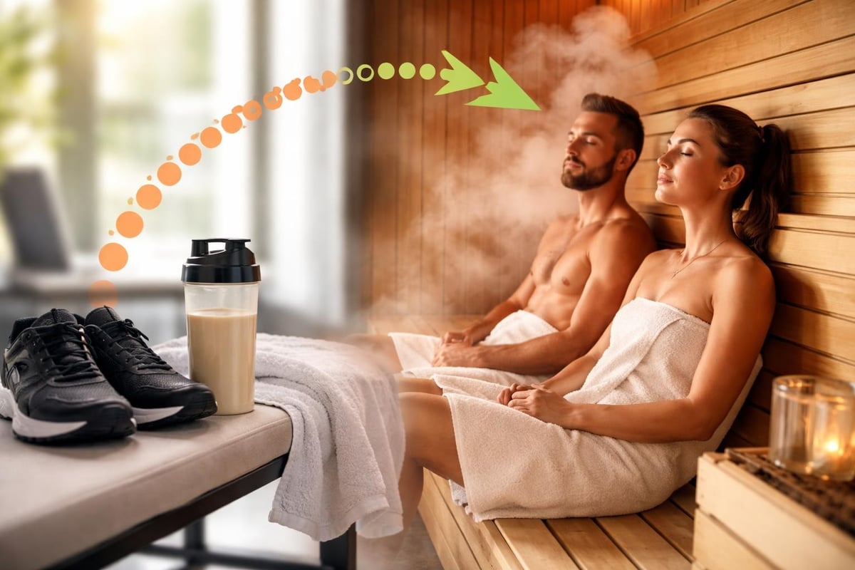Optimal sauna timing after workout