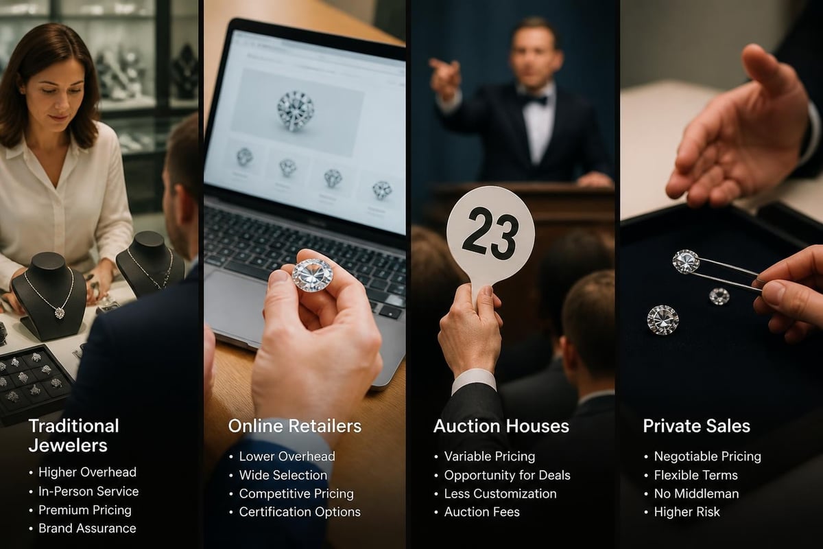 Diamond purchasing channels