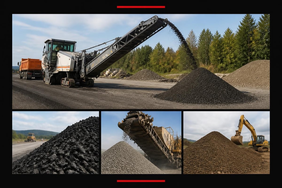 Sustainable materials in road construction