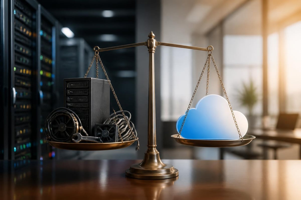 Kostenvergleich lokale IT vs Cloud