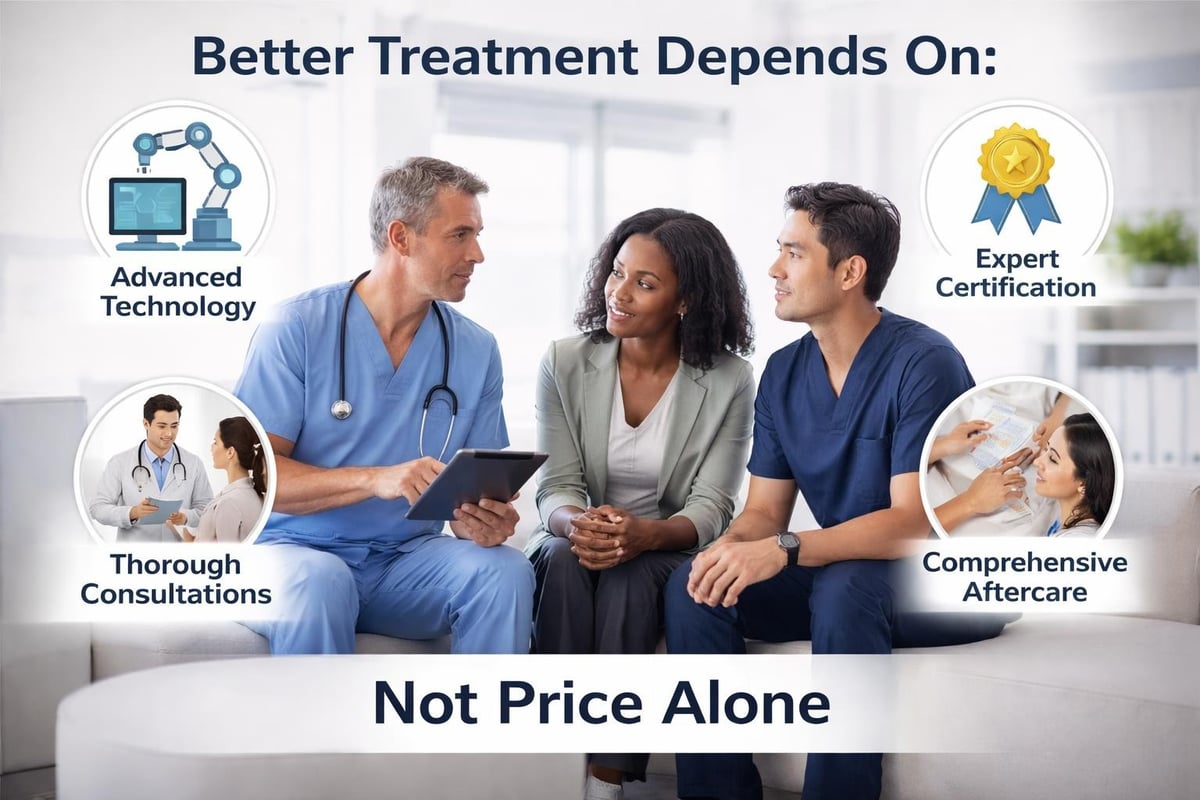 Laser treatment value factors