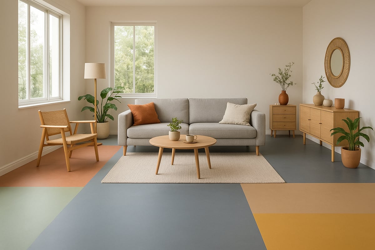 7 Inspirerende kleuren gietvloer woonkamer ideeën voor 2026