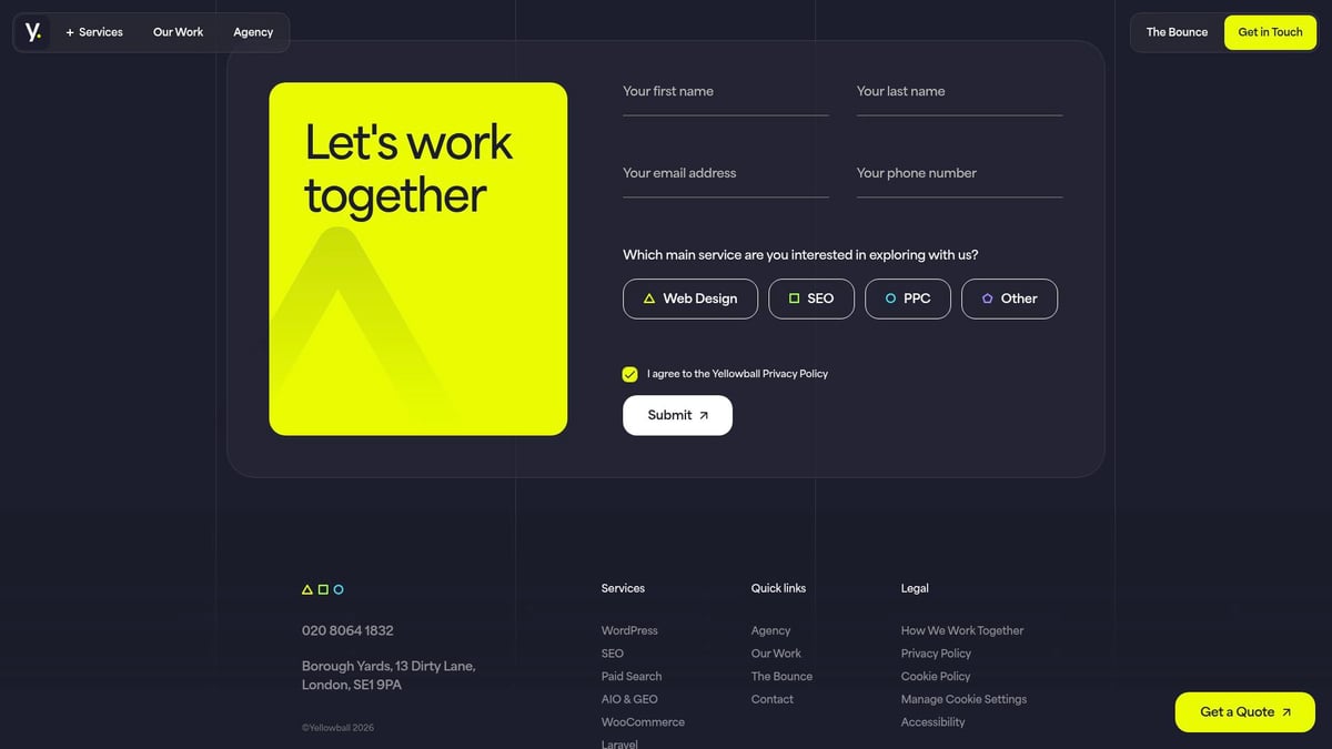 7 Best Website Design London Services to Try in 2026 - Yellowball