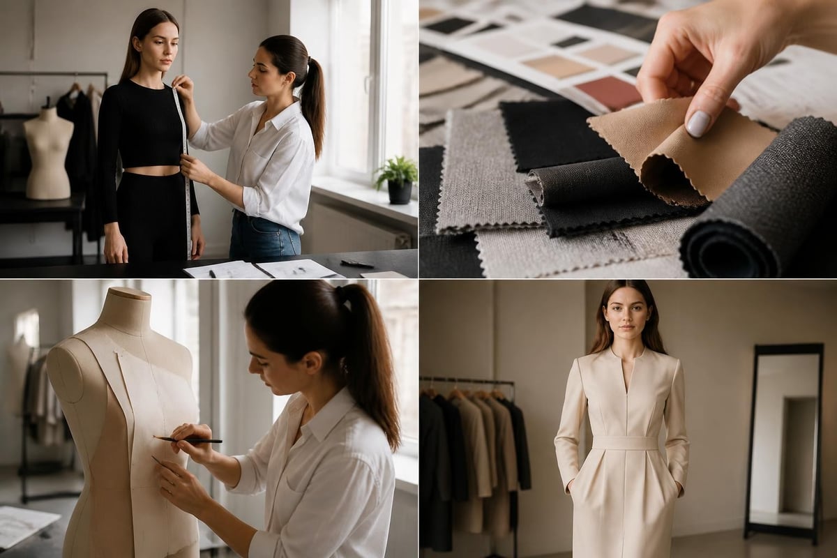 Custom suit measurement process