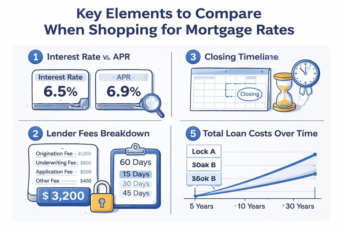 Rate shopping checklist