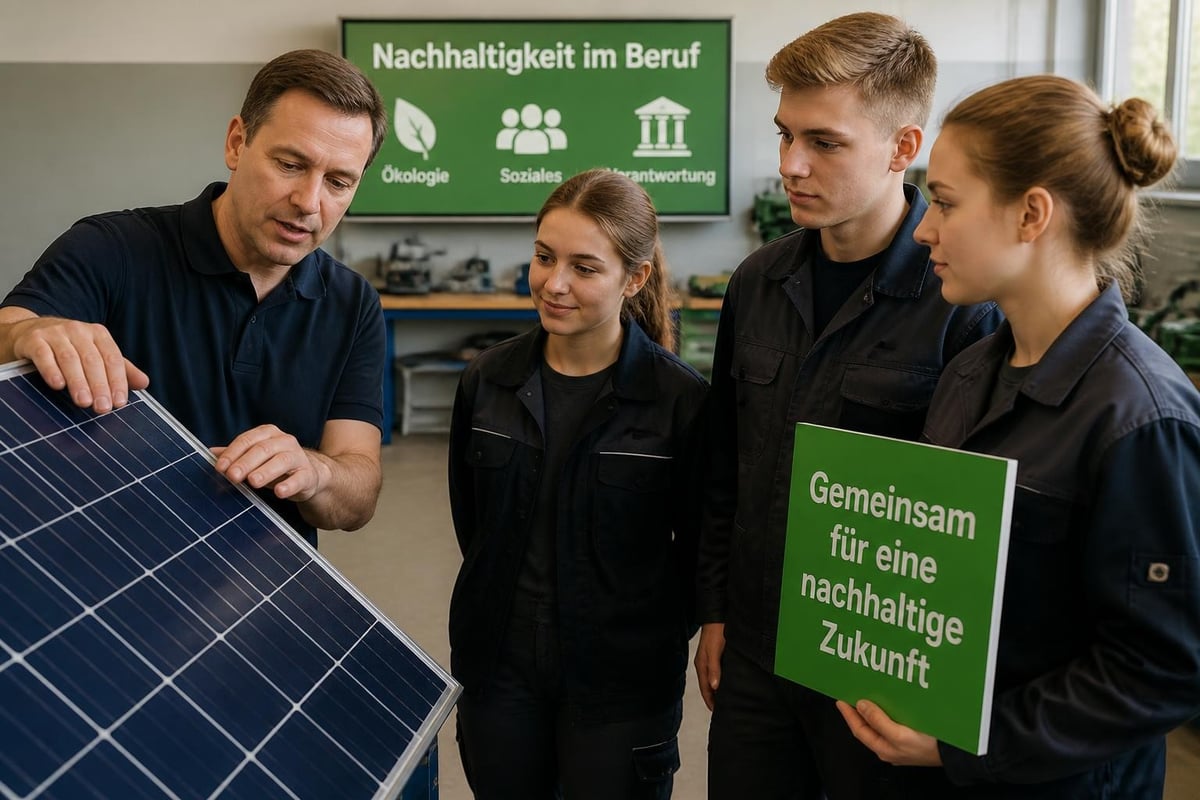 Nachhaltigkeit in der Ausbildung